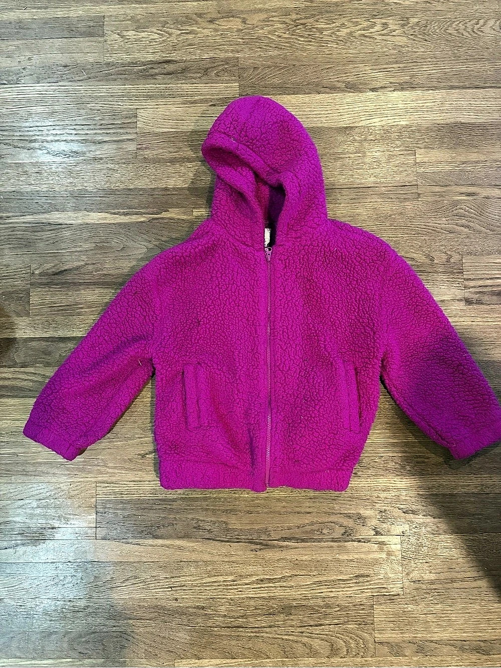 Gap Teen Girls Pink Fleece Jacket Size 8 Good Condition